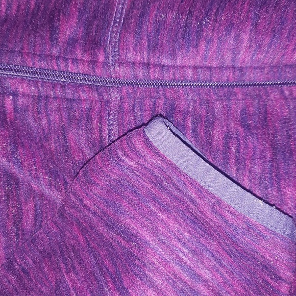 EUC TEK GEAR zip up velour feeling hooded jacket/sweater sz xl - Picture 2 of 4